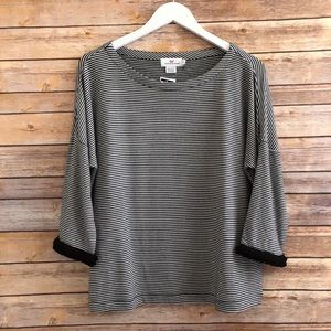 Vineyard Vines Embellished Stripe Knit Top Size Small NWT